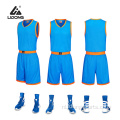 Polyester snel droog college basketball jersey uniform